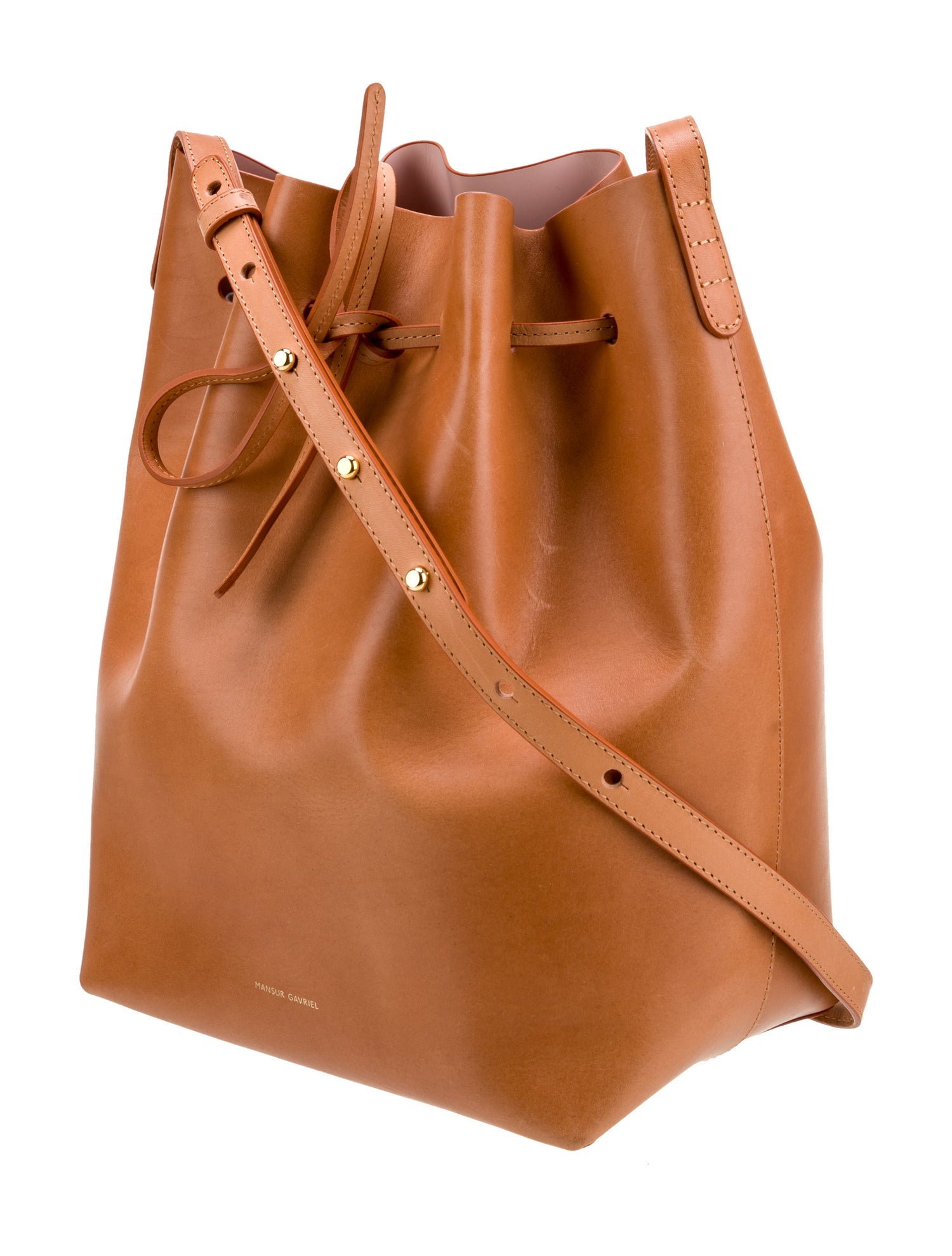 Mansur Gavriel Leather Bucket Bag